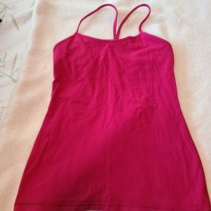 Lululemon Size 10 Power Y Tank Bumble Berry
